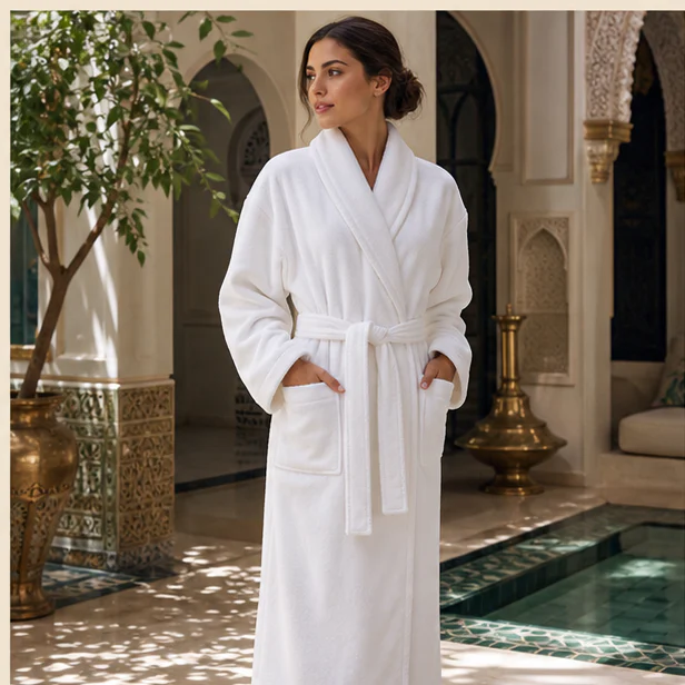 Peignoir velours Easy Linge Kech